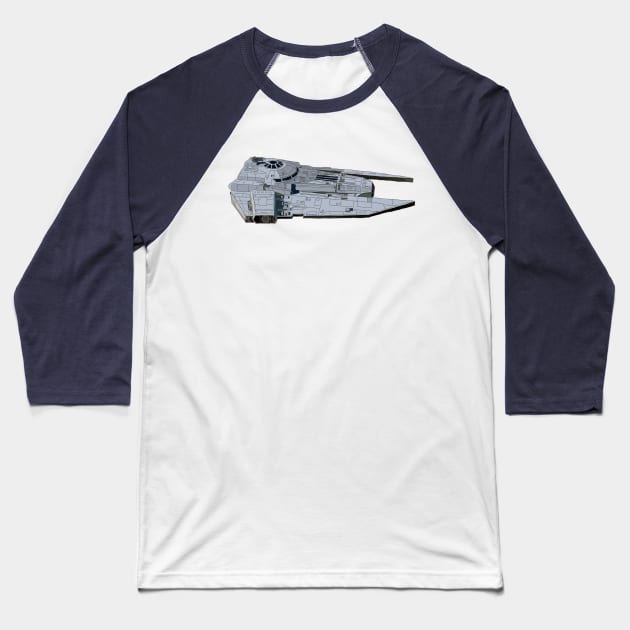 VT-49 Decimator Baseball T-Shirt by CantSleepMustPaint